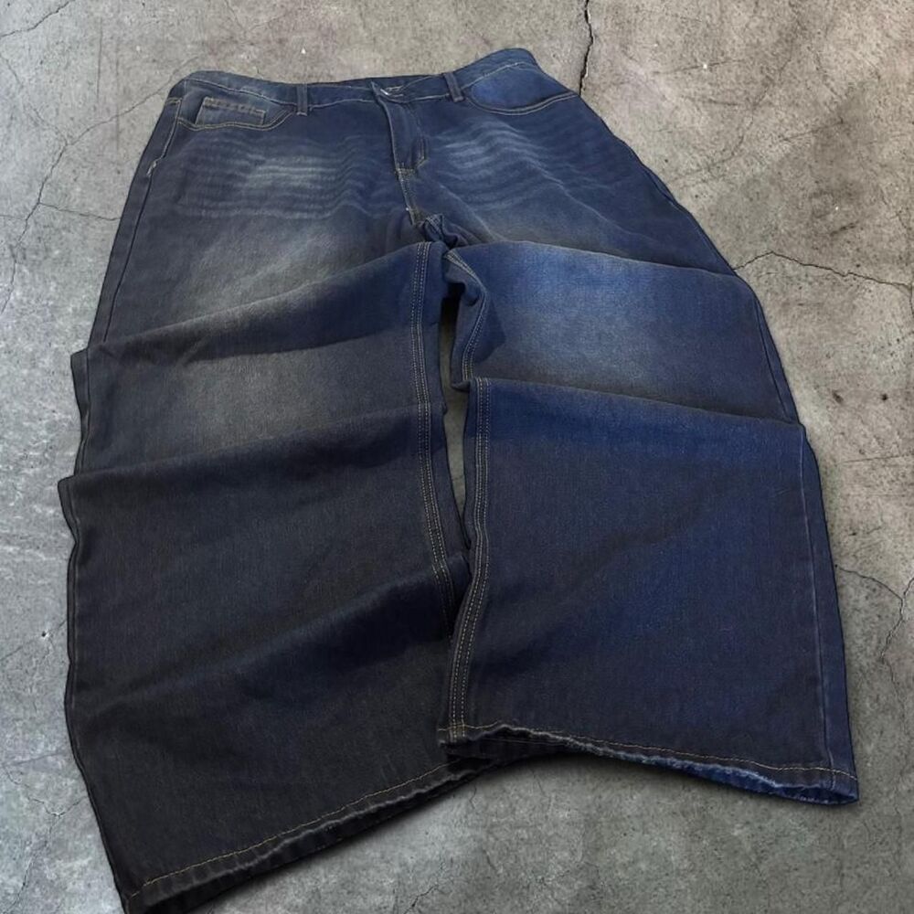 American-vintage Men's Navy and Blue Jeans